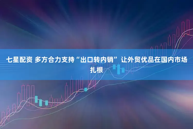 七星配资 多方合力支持“出口转内销” 让外贸优品在国内市场扎根