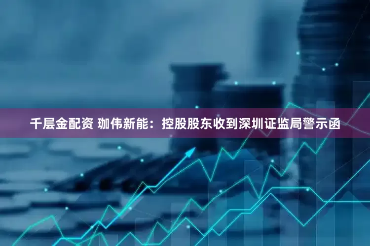 千层金配资 珈伟新能：控股股东收到深圳证监局警示函